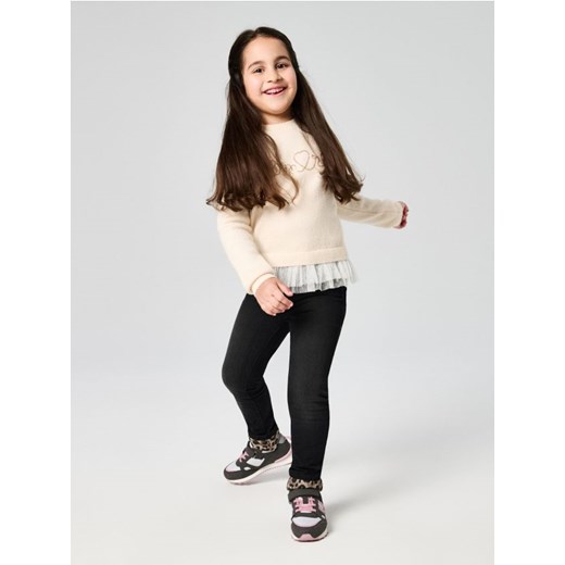 Sinsay - Spodnie jeansowe slim - szary - id: 894ET-90J - marki Sinsay - 186703059 Sinsay - Spodnie jeansowe slim - szary ze sklepu Sinsay w kategorii Spodnie dziewczęce - zdjęcie 186703059