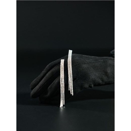 Sinsay - Kolczyki z ozdobnymi cyrkoniami - srebrny ze sklepu Sinsay w kategorii Kolczyki - zdjęcie 186703078