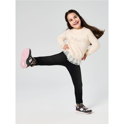 Sinsay - Sweter z ozdobnymi cekinami - kremowy ze sklepu Sinsay w kategorii Swetry dziewczęce - zdjęcie 186703107