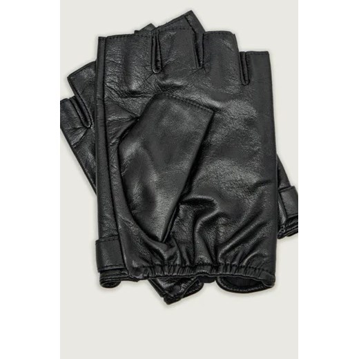 Karl Lagerfeld Skórzane mitenki K/monogram Karl Lagerfeld S Gomez Fashion Store