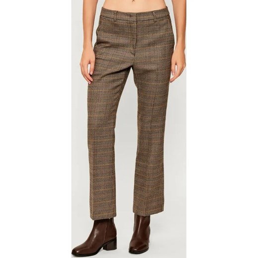 Weekend MaxMara Wełniane spodnie BACO | Straight fit ze sklepu Gomez Fashion Store w kategorii Spodnie damskie - zdjęcie 186703987