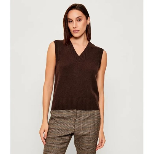 Weekend MaxMara Kaszmirowa kamizelka CARLOS | Regular Fit ze sklepu Gomez Fashion Store w kategorii Kamizelki damskie - zdjęcie 186704029