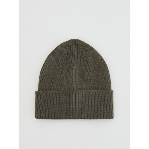 Reserved - Czapka beanie z wiskozą - jasny zielony ze sklepu Reserved w kategorii Czapki zimowe męskie - zdjęcie 186704285
