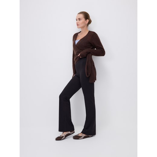 Reserved - Sweter z wełną - ciemnobrązowy ze sklepu Reserved w kategorii Swetry damskie - zdjęcie 186704439