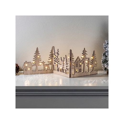 Profiline Dekoracyjna lampa LED &quot;Winter Wonderland&quot; w kolorze jasnobrązowym - 52 x 16 cm ze sklepu Limango Polska w kategorii Oświetlenie - zdjęcie 186705007