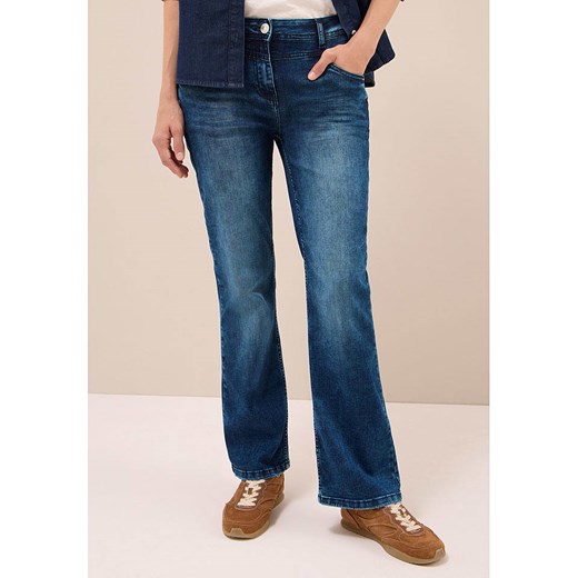 Cecil Dżinsy - Bootcut fit - w kolorze granatowym ze sklepu Limango Polska w kategorii Jeansy damskie - zdjęcie 186705108