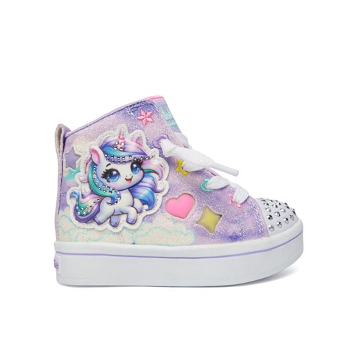 Skechers Sneakersy Twi-Lites 2.0 314378N LVMT Fioletowy ze sklepu MODIVO w kategorii Buty sportowe dziecięce - zdjęcie 186705487