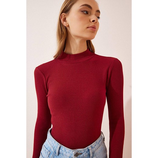 Happiness Istanbul Koszulka w kolorze czerwonym ze sklepu Limango Polska w kategorii Bluzki damskie - zdjęcie 186706049