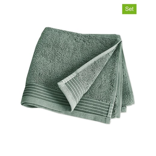 Framsohn Ręczniki (4 szt.) &quot;Premium&quot; w kolorze khaki dla gości ze sklepu Limango Polska w kategorii Ręczniki - zdjęcie 186706156