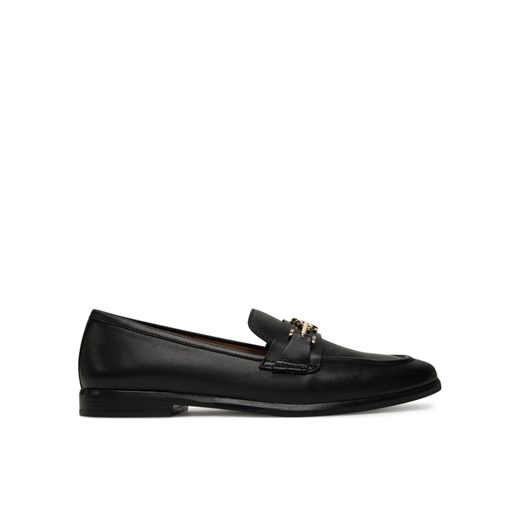 Loafersy BOSS Helyan 50548788 Czarny ze sklepu eobuwie.pl w kategorii Lordsy damskie - zdjęcie 186706345