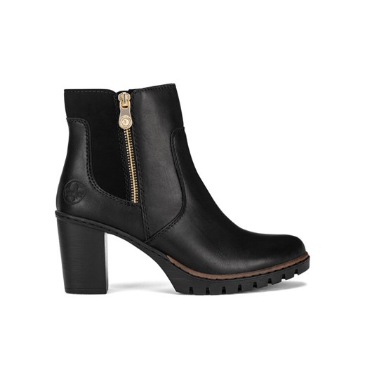 Botki Rieker Y2557-00 Czarny Rieker 37 eobuwie.pl