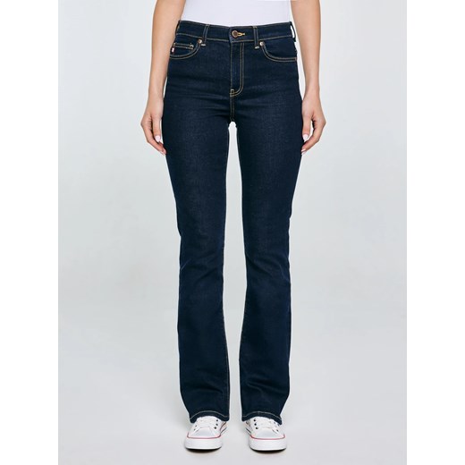 Jeansy damskie granatowe Adela Bootcut 505 ze sklepu Big Star w kategorii Jeansy damskie - zdjęcie 186706637