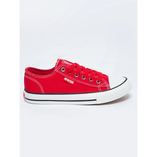 Trampki męskie niskie czerwone JJ174609 603 ze sklepu Big Star w kategorii Trampki męskie - zdjęcie 186706945