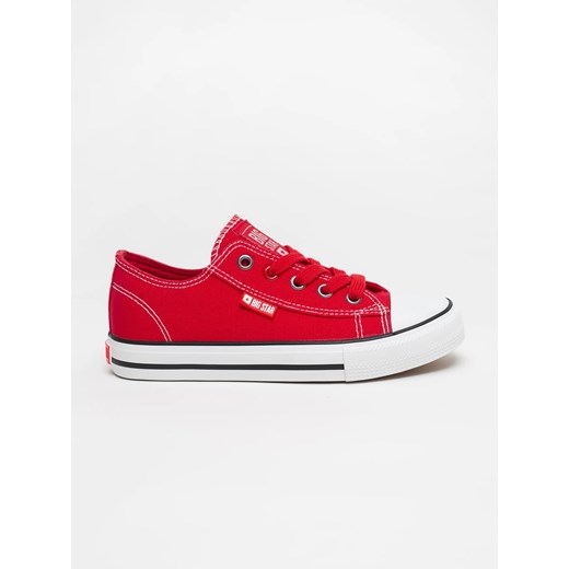 Trampki dziecięce czerwone JJ374402 603 ze sklepu Big Star w kategorii Trampki dziecięce - zdjęcie 186706956
