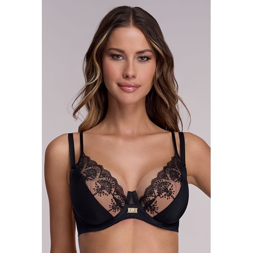 Biustonosz półusztywniany Ava 2198 black ze sklepu kontri.pl w kategorii Biustonosze - zdjęcie 186707736