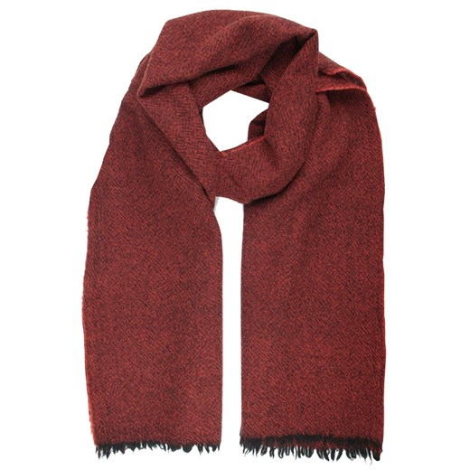 Wełniany Szal Męski - V. Fraas - Miedziany Melanż SZAWLN1399 ze sklepu JegoSzafa.pl w kategorii Szaliki męskie - zdjęcie 186707858