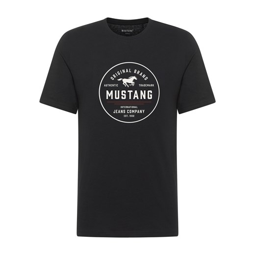 Męski T-Shirt Mustang Style Alex Black 1017333 4142 ze sklepu YouNeedit.pl w kategorii T-shirty męskie - zdjęcie 186707929