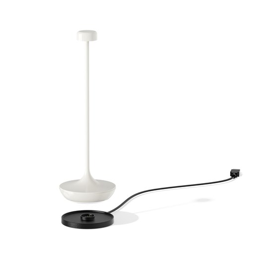 Biała lampa stołowa z akumulatorem do restauracji DECA 6 sztuk/komplet - id: 12952 - marki Lysne - 186708268 Biała lampa stołowa z akumulatorem do restauracji DECA 6 sztuk/komplet ze sklepu Lysne w kategorii Lampy stołowe - zdjęcie 186708268