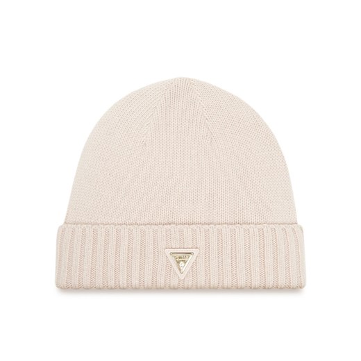 Czapka Guess V4BZ08 Z39B0 Beżowy ze sklepu eobuwie.pl w kategorii Czapki zimowe damskie - zdjęcie 186708616