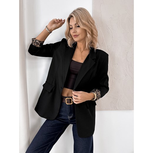 żakiet alderly czarny one size ze sklepu UBRA w kategorii Marynarki damskie - zdjęcie 186709346