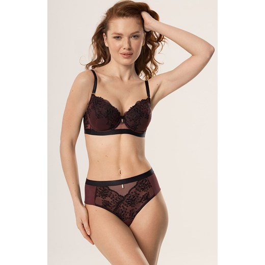 Mefemi biustonosz push-up Teofile, Kolor brązowy, Rozmiar 65D, Mefemi - id: 220311 - marki Mefemi - 186709678 Mefemi biustonosz push-up Teofile, Kolor brązowy, Rozmiar 65D, Mefemi ze sklepu Intymna w kategorii Biustonosze - zdjęcie 186709678