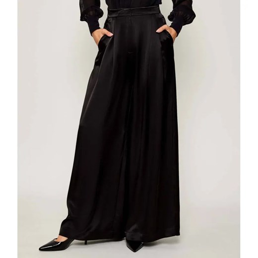 Pinko Satynowe spodnie TETRIX | Relaxed fit ze sklepu Gomez Fashion Store w kategorii Spodnie damskie - zdjęcie 186710318