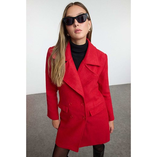 trendyol Płaszcz zimowy w kolorze czerwonym Trendyol 36 okazyjna cena Limango Polska