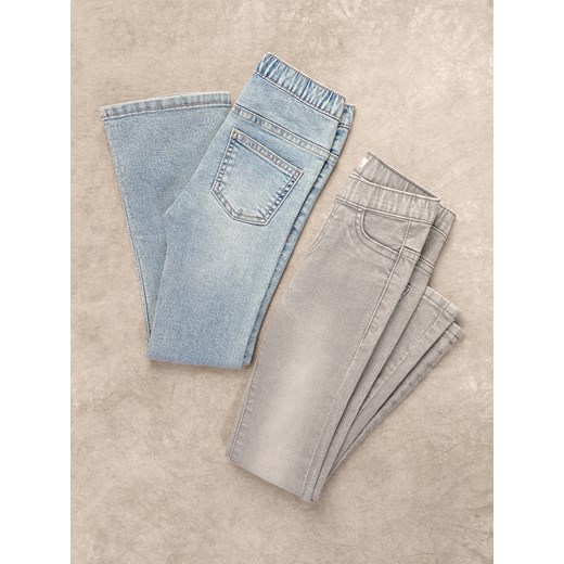 Reserved - Jegginsy flare - szary ze sklepu Reserved w kategorii Spodnie dziewczęce - zdjęcie 186711287