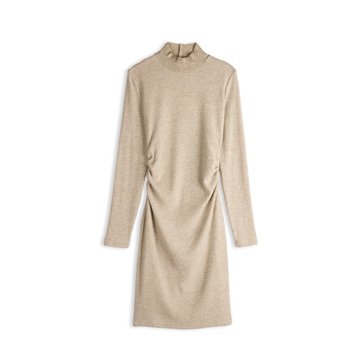 GATE Sukienka dzianinowa z marszczeniami w talii 34 ze sklepu gateshop w kategorii Sukienki - zdjęcie 186711377