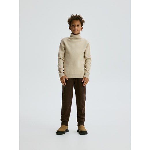 Reserved - Dresowe joggery 2 pack - ciemnobrązowy Reserved 128 (7-8 lat) promocja Reserved