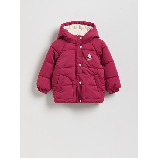 Reserved - Pikowana kurtka Minnie Mouse - intensywny róż ze sklepu Reserved w kategorii Kurtki dziewczęce - zdjęcie 186711935