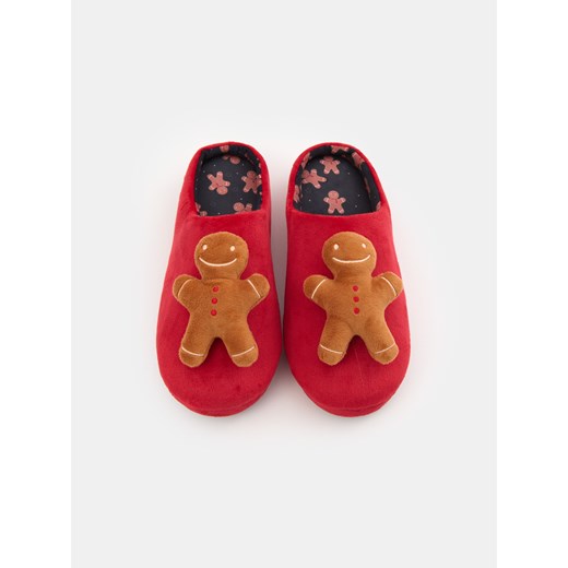 Sinsay - Kapcie z motywem świątecznym - wielobarwny Sinsay 45/46 Sinsay