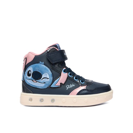 Sneakersy Geox J Skylin J568WH 0BCKN C0694 M Granatowy ze sklepu eobuwie.pl w kategorii Buty sportowe dziecięce - zdjęcie 186712985