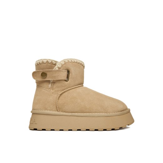 Śniegowce Badura EO-ANGELA-TS6296-01 Beżowy ze sklepu eobuwie.pl w kategorii Śniegowce damskie - zdjęcie 186712995