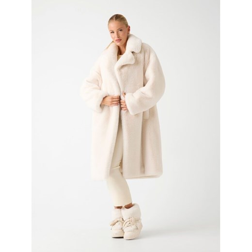 Guess Kurtka przejściowa 179850 Beżowy Classic Fit ze sklepu MODIVO w kategorii Kurtki damskie - zdjęcie 186713148