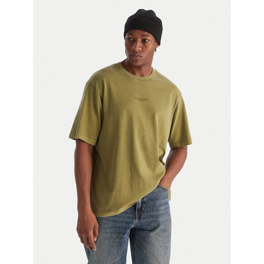 G-Star Raw T-Shirt Overdyed D24780-C756 Zielony Boxy Fit ze sklepu MODIVO w kategorii T-shirty męskie - zdjęcie 186713166