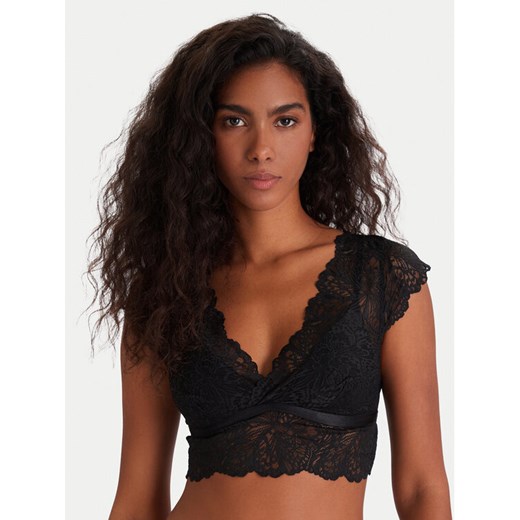 Hunkemöller Biustonosz top Posie 302448 Czarny ze sklepu MODIVO w kategorii Biustonosze - zdjęcie 186713185