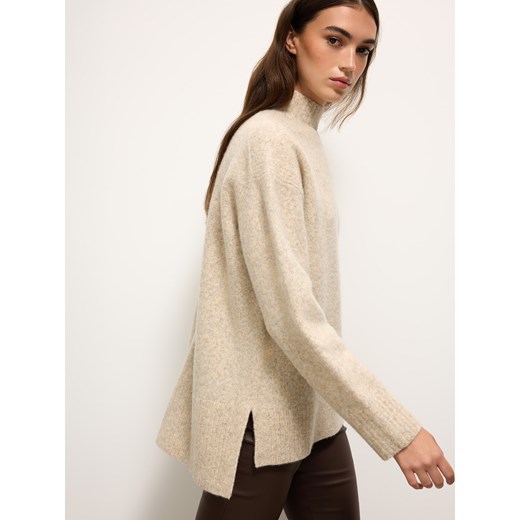 Mohito - Sweter z wełną - szary ze sklepu Mohito w kategorii Swetry damskie - zdjęcie 186713848