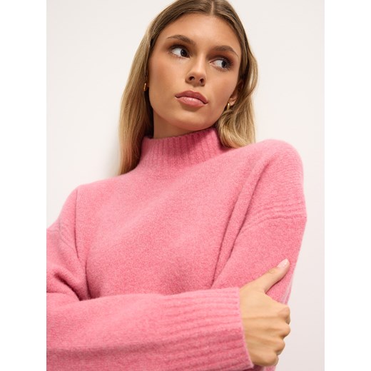 Mohito - Różowy sweter z wełną - różowy Mohito XL Mohito