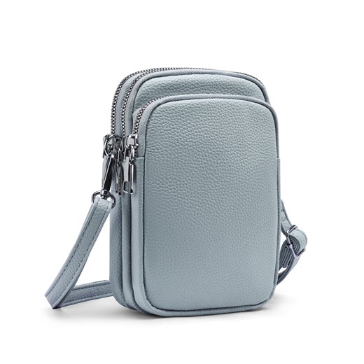 mała torebka etui srebrne okucia błekitna ze sklepu butyolivier w kategorii Listonoszki - zdjęcie 186715326