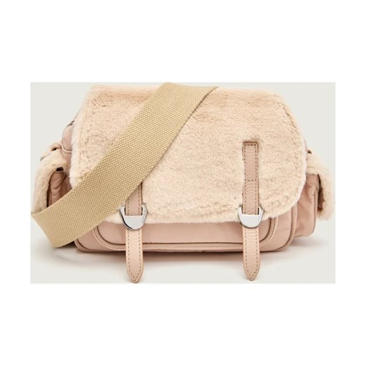 Coccinelle Torebka na ramię Campus | shearling | z dodatkiem skóry ze sklepu Gomez Fashion Store w kategorii Listonoszki - zdjęcie 186715407