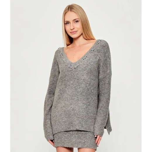 Pinko Sweter DANCING QUEEN | Oversize fit | z dodatkiem wełny ze sklepu Gomez Fashion Store w kategorii Swetry damskie - zdjęcie 186715469