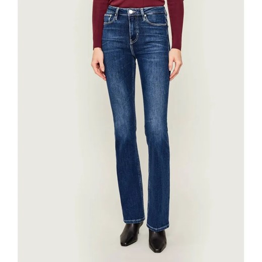 GUESS Jeansy SEXY | flare fit | z dodatkiem kaszmiru ze sklepu Gomez Fashion Store w kategorii Jeansy damskie - zdjęcie 186715508