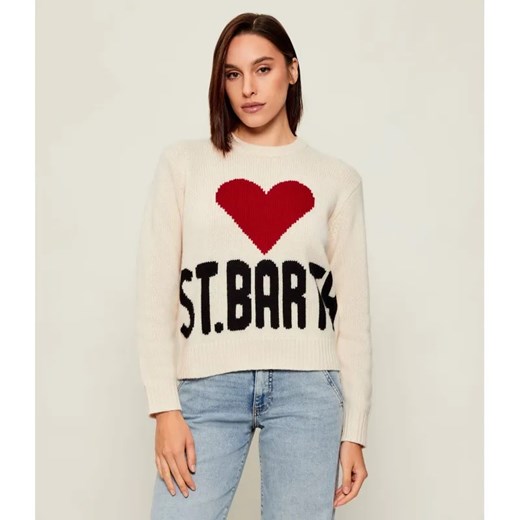 ST.Barth Wełniany sweter KYLA | Regular Fit ze sklepu Gomez Fashion Store w kategorii Swetry damskie - zdjęcie 186715519
