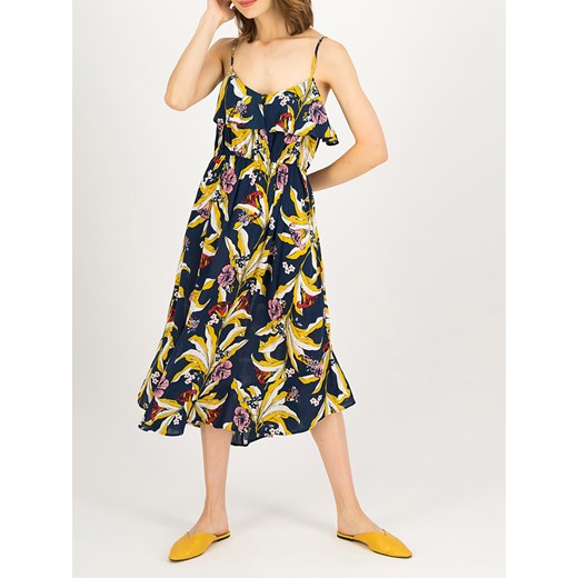 Blutsgeschwister Sukienka &quot;Dream Baby Dream&quot; w kolorze granatowym ze wzorem ze sklepu Limango Polska w kategorii Sukienki - zdjęcie 186716285