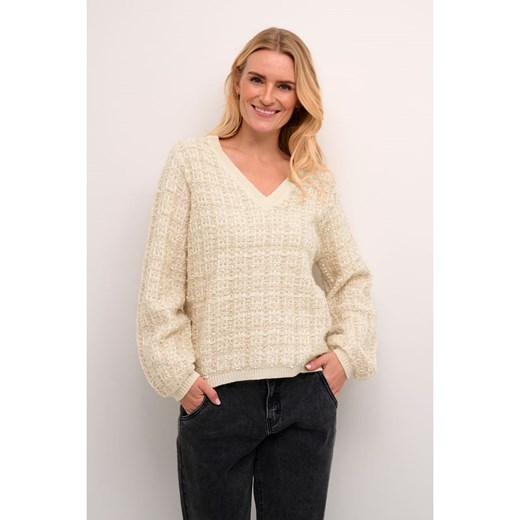 Kaffe Sweter &quot;Bilo&quot; w kolorze kremowym ze sklepu Limango Polska w kategorii Swetry damskie - zdjęcie 186716288