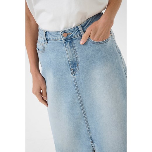 Kaffe Spódnica dżinsowa w kolorze błękitnym Kaffe 46 Limango Polska wyprzedaż