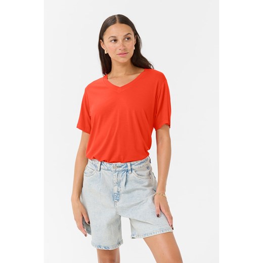 Kaffe Koszulka w kolorze czerwonym Kaffe XXL okazyjna cena Limango Polska