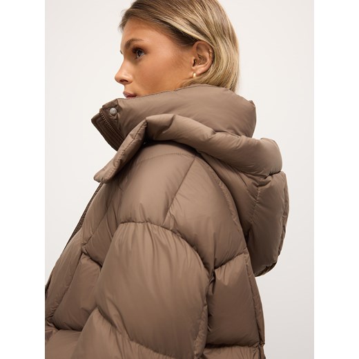 Mohito - Puchowa kurtka - brązowy ze sklepu Mohito w kategorii Kurtki damskie - zdjęcie 186716995