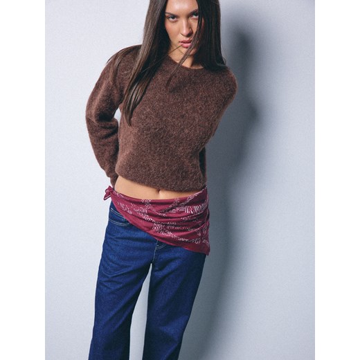 Mohito - Apaszka z domieszką jedwabiu - wielobarwny ze sklepu Mohito w kategorii Portfele damskie - zdjęcie 186717119